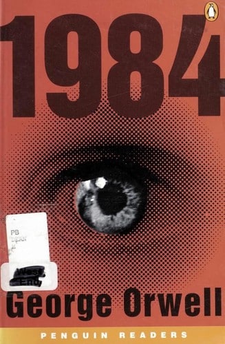 1984 book cover by George Orwell – dystopian novel about surveillance and control